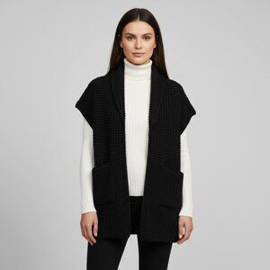 Hania black cashmere sweater, size L/XL